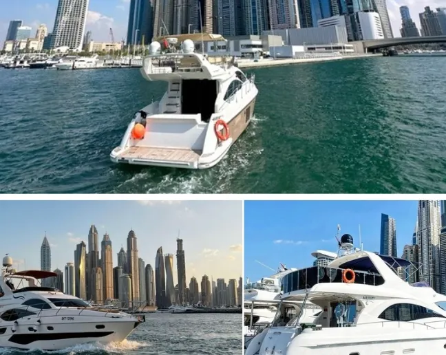 Yacht rental dubai marina